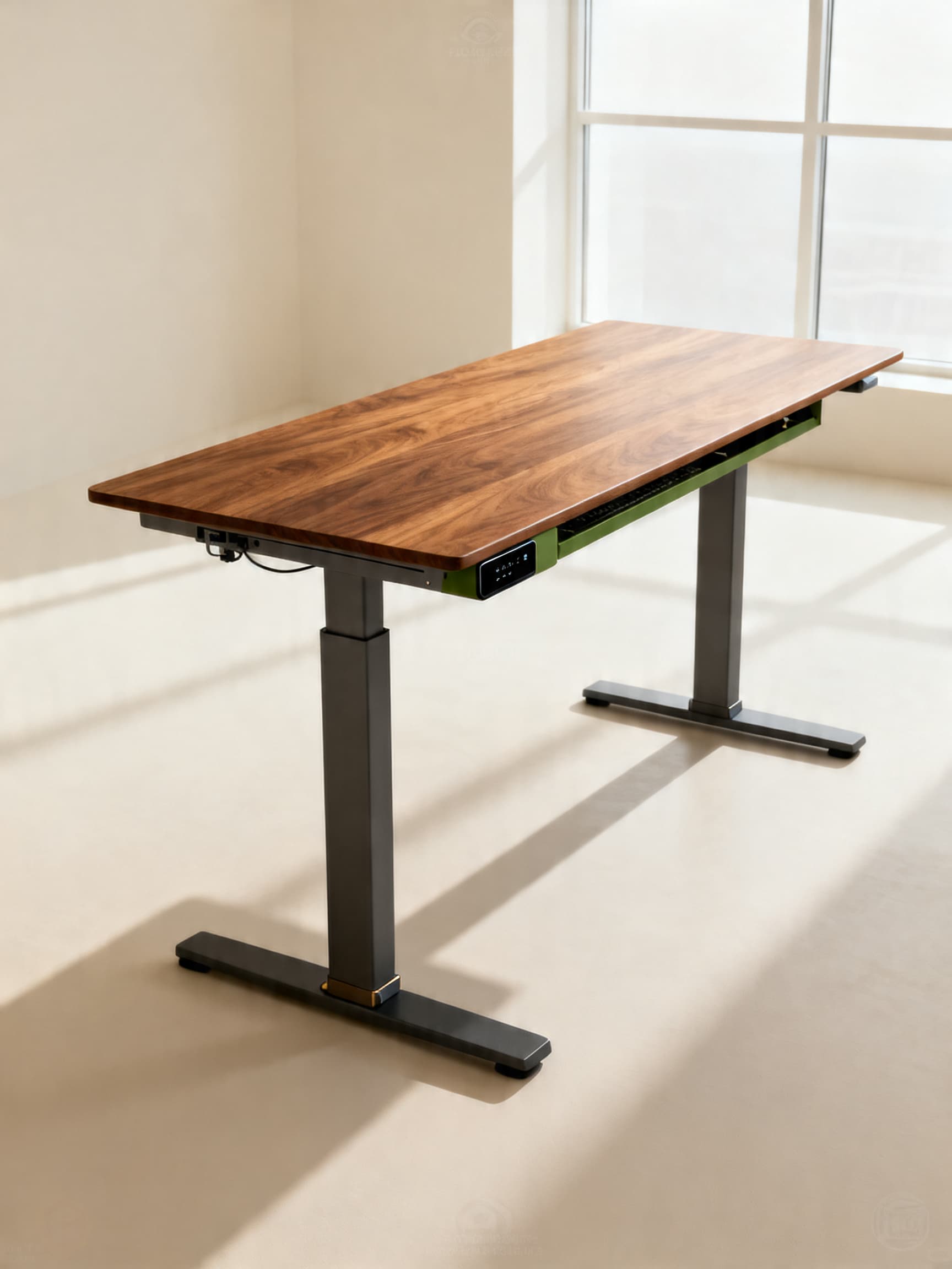 Veneer Executive Sit-Stand Desk