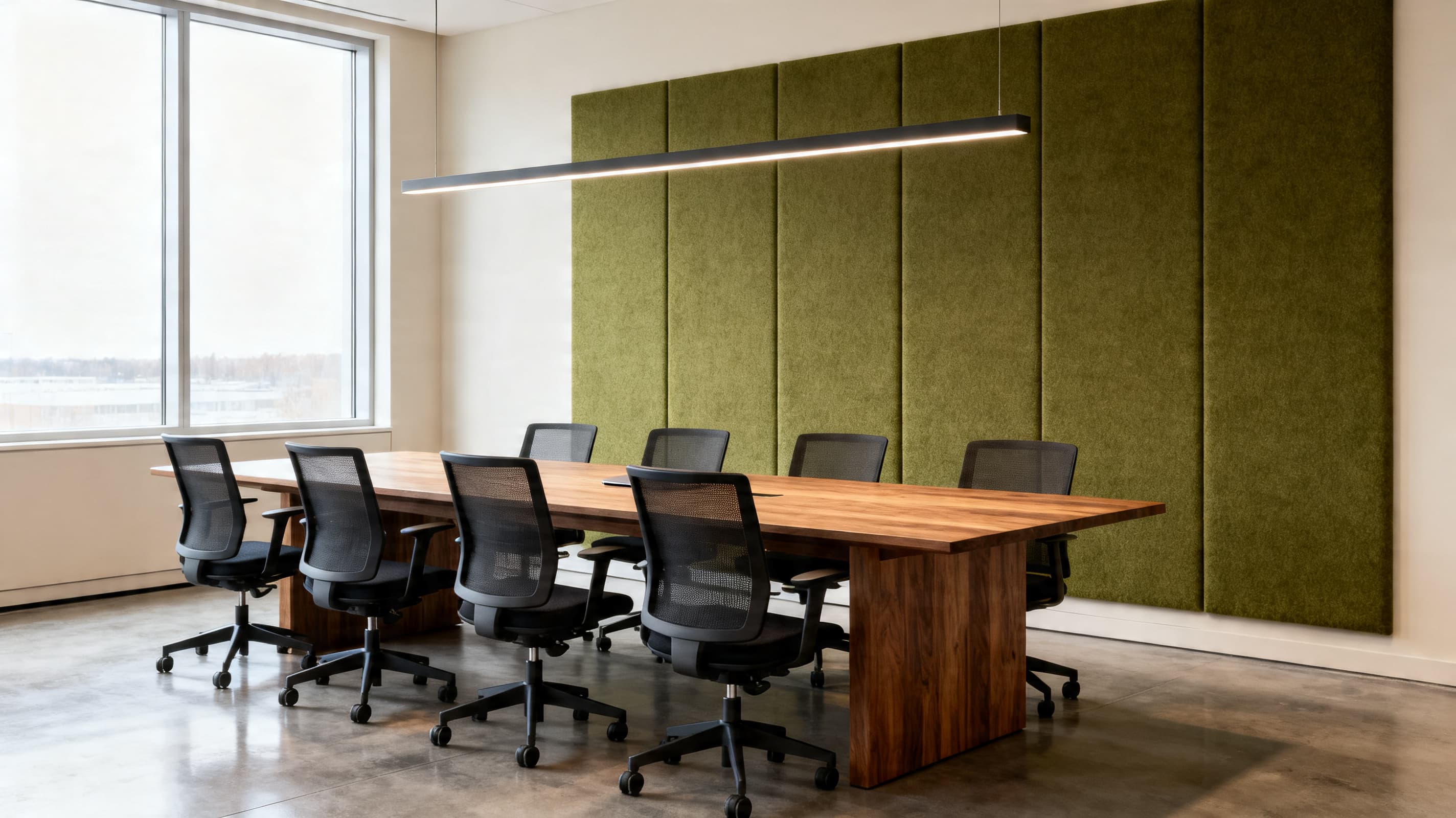 OBJEKT conference table installed in a corporate boardroom